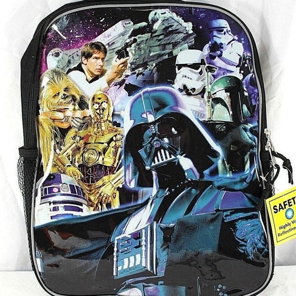 Disney Other - Star Wars Vader / Chewy / Han Solo / C3PO Black  B